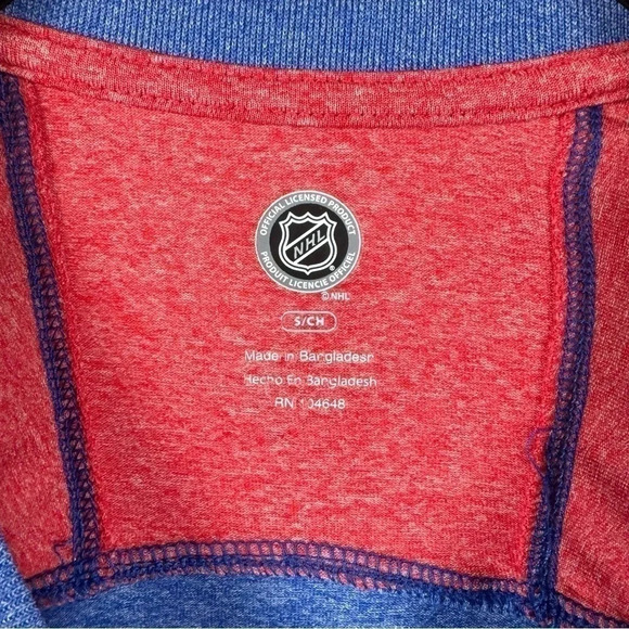 NY Rangers Long Sleeve Athletic Material Shirt Size Small - Picture 3 of 6